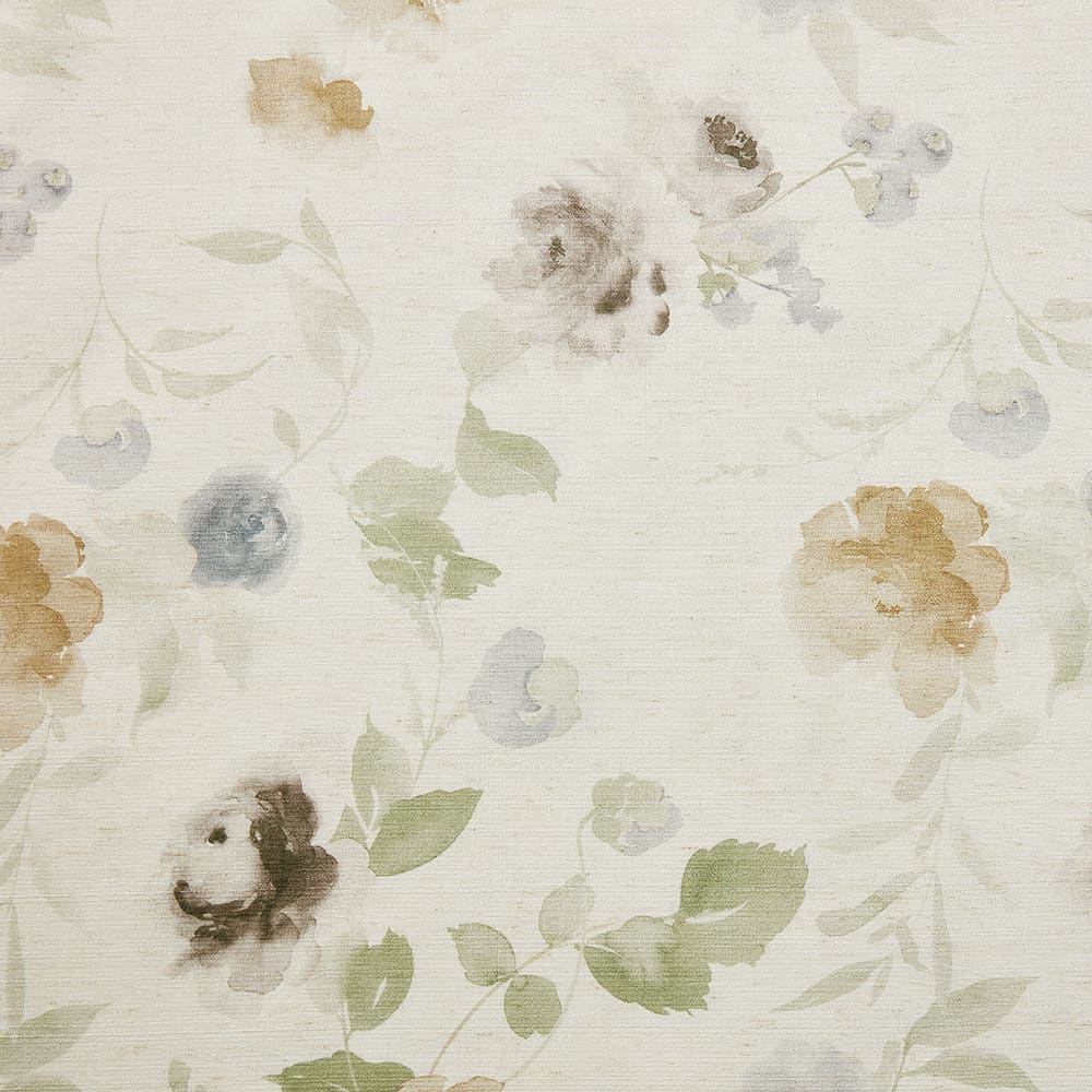 Flat close-up of the Blooming floral fabric