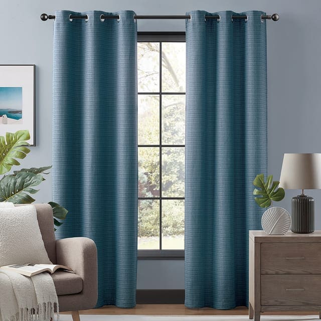 Morgan curtains in blue