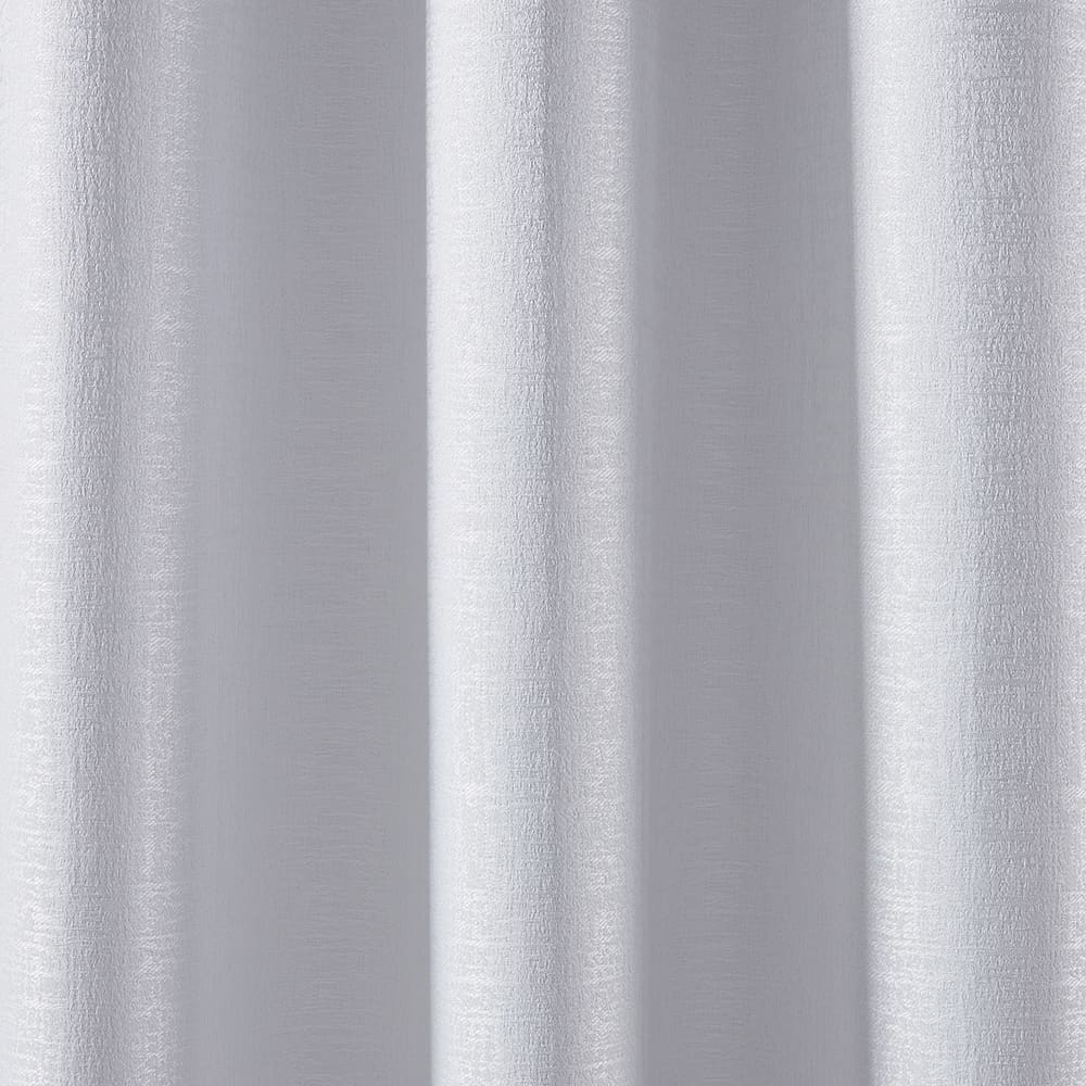The folds of a Paloma white panel, close up