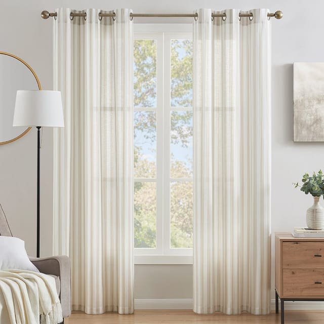 Ticking Stripe curtains
